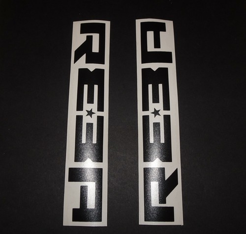 Reba black logo fork - 2, decals