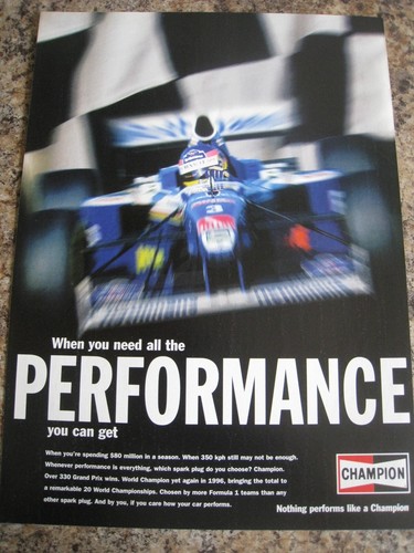 Champion performance spark - champion,