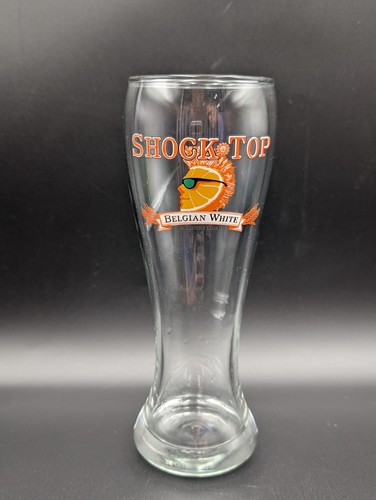 Shock top stout - shock, glass