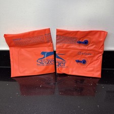 Slazenger Roll Ups Kids Orange Arm Bands Swimming Age 2-12 Years Weight 15-60kg