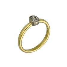 Ladies 18ct Yellow Gold Oval