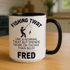 Personalised Fishing Mug Funny
