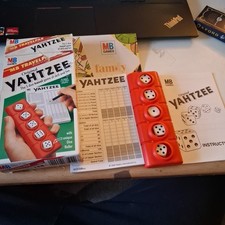 Vintage MB Games Travel Yahtzee - Free Postage