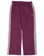 ADIDAS Womens Tracksuit Trousers UK 16 Large  Purple Polyester AV01