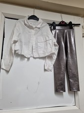 Zara Girls Top/ Leggings 6-7