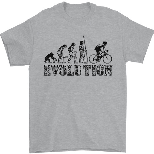 Evolution cycling cyclist - of,