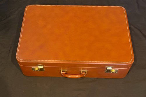 Vtg niagara hard case suitcase - niagara,