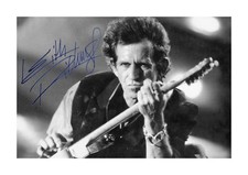 Keith Richards 3 A4 signed