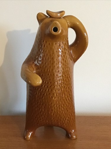 Vintage bear shaped jug art - bear,
