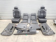 05-14 X150 JAGUAR XKR ALL SEATS FRONT DOOR CARDS &REAR QUARTER TRIM PANELS COUPE