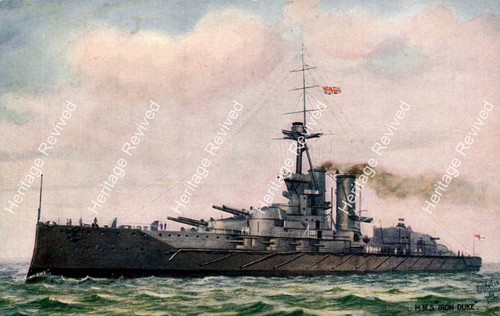 Vintage hms iron duke - hms,