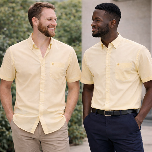 Mens short sleeve oxford - oxford, shirt