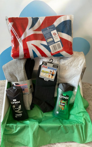 Mens gift hamper sports gym - hamper,