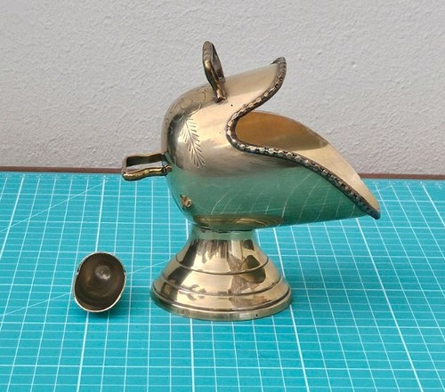 Vintage brass sugar - vintage,