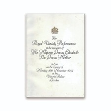 1984 Royal Performance Programme – Comedy Tonight - Victoria Palace Theatre