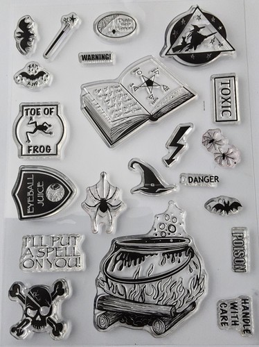 Woodware stamps halloween - woodware,
