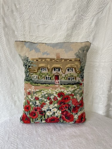 Vintage tapestry needlepoint - vintage,