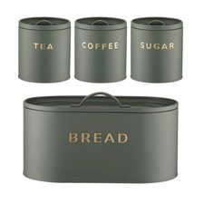 Typhoon 4PC Metal Bread Bin