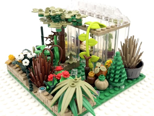 Lego abandoned greenhouse - lego,