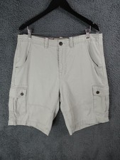 Mantaray Shorts Mens W38 Grey Cargo Combat Utility Field Worker Cotton Chore Y2K