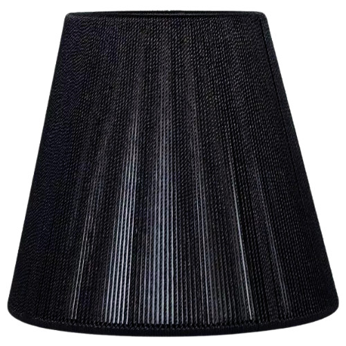 Modern black string coolie - 9",