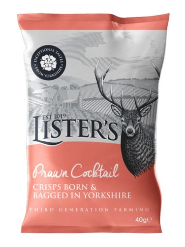 Lister crisps prawn cocktail - lister's,