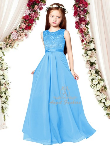 Chiffon junior flower girl - chiffon,