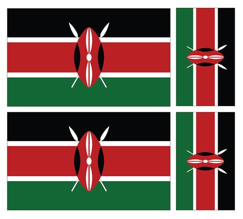 Kenyan kenya flag vinyl - /,