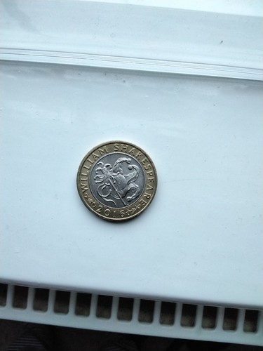 Pound coin william - £2,
