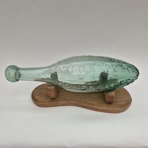 Antique schweppes glass bottle - antique,