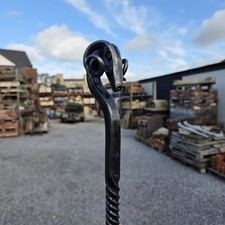 Rams Head Poker Blacksmith Handmade Hand Forged