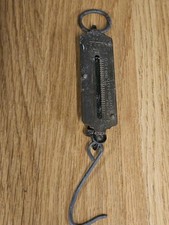 Vintage Hughes's Pocket Balance Portable Brass Spring Scales