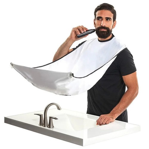 Beard shaving apron - beard, hair