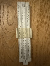 Log Slide Rule Unique Design, Made in England