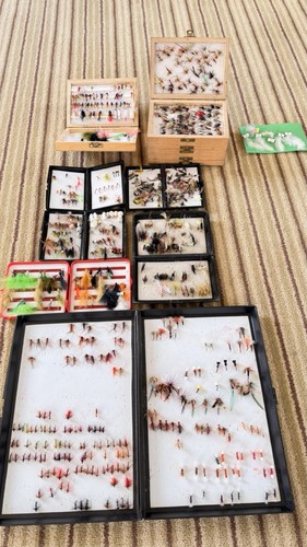 Job lot fly fishing flies - lot, of