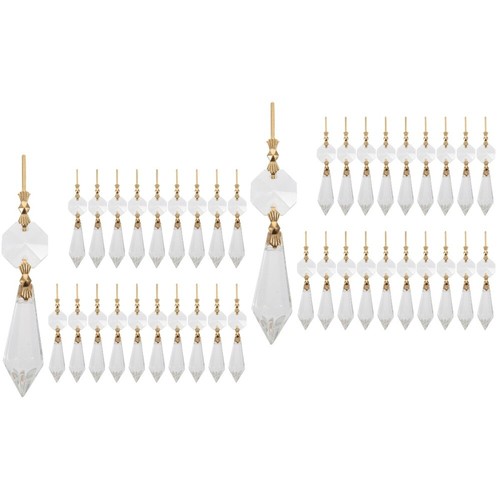 Pieces crystal chandelier - 2,