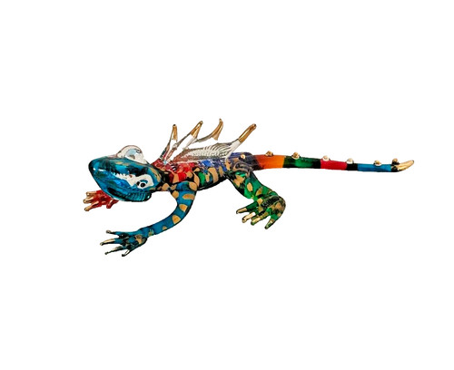 Glass iguana small - iguana,