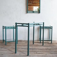 Pierre Vandel Console Table, entryway side tables and mirror