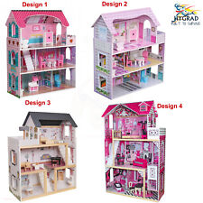 Wooden Kids Doll House All in