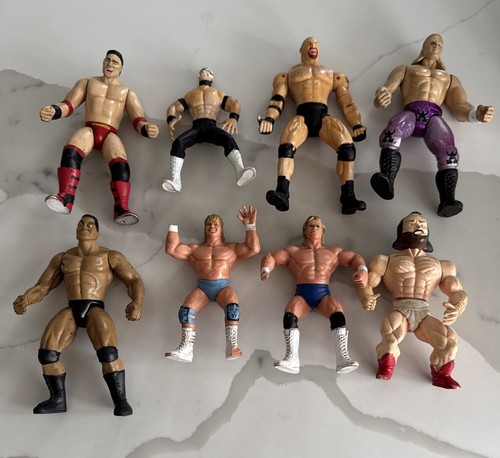 Mixed wwe wrestling figures - wrestling,