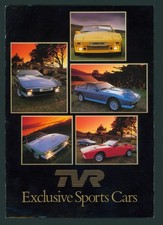 TVR 280i 350i 390SE (1980's) Dealers Fold-Out Sales Brochure V6 V8 FT25