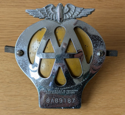Vintage car badge 1957 to - 1957,
