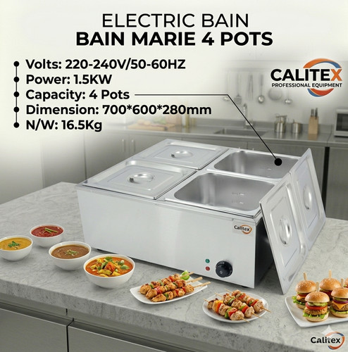 Bain marie pots electric - marie,