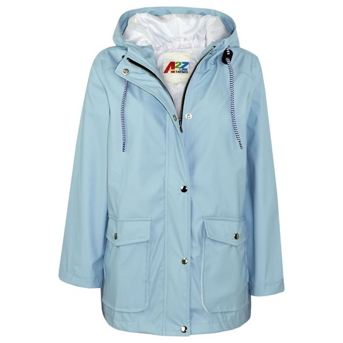 Raincoat blue jacket - raincoat,