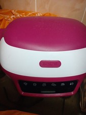 Tefal KD801840 Cake Factory Baking Machine with Silicone Moulds - White/Pink