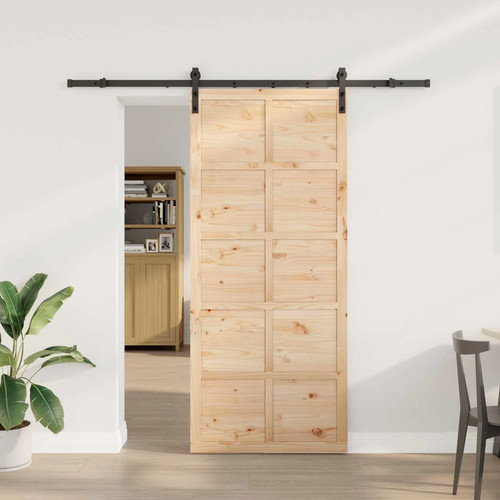 Sliding door natural - sliding,