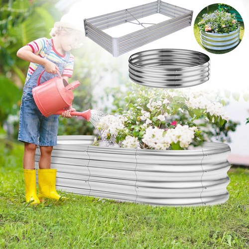 Metal garden raised - raised, beds
