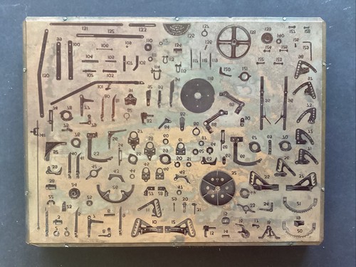 Large old copper - , engraved