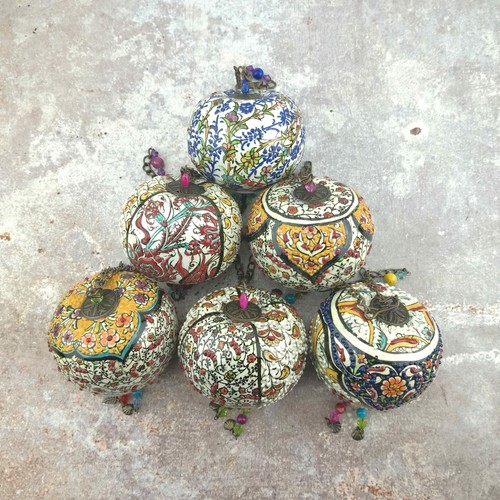 Handmade ceramic ball hang - ceramic,