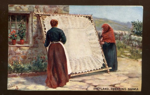 Shetland dressing shawls - dressing,